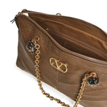Borsa a spalla Panthea in nappa motivo chevron 8W0B0S70 UYFBGQ VALENTINO GARAVANI 