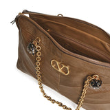 Borsa a spalla Panthea in nappa motivo chevron 8W0B0S70 UYFBGQ VALENTINO GARAVANI 
