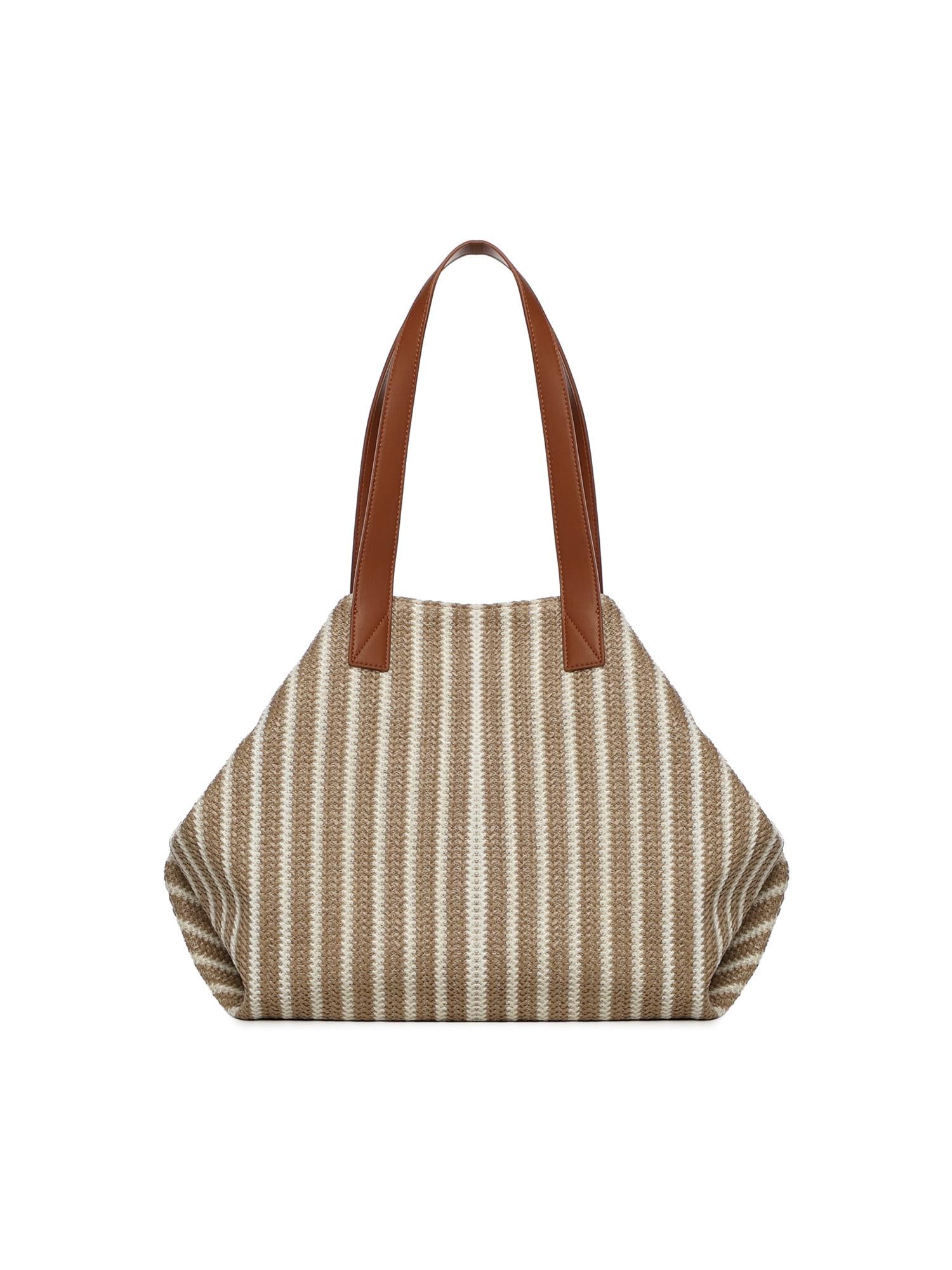 Borsa a spalla con logo 73BS9N701P KARINACUOIO/MULTICOLOR V° 73 