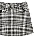 Skort in pied-de-poule<BR/> PF25111SK BW SELF-PORTRAIT 