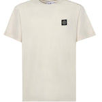 T-shirt con patch Compass in jersey di cotone L1S152100027 S0013V0093 STONE ISLAND 