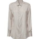 Camicia in seta stampa rigata F5K30T FB1BVS8051 DOLCE & GABBANA 