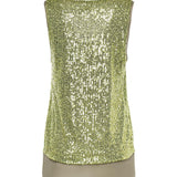 Canotta full paillettes 107743 A3NFS69 PINKO 