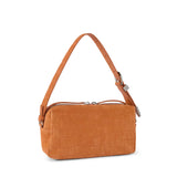 Borsa bauletto a tracolla in pelle stampa coccodrillo 106761 A2YWA76O PINKO 