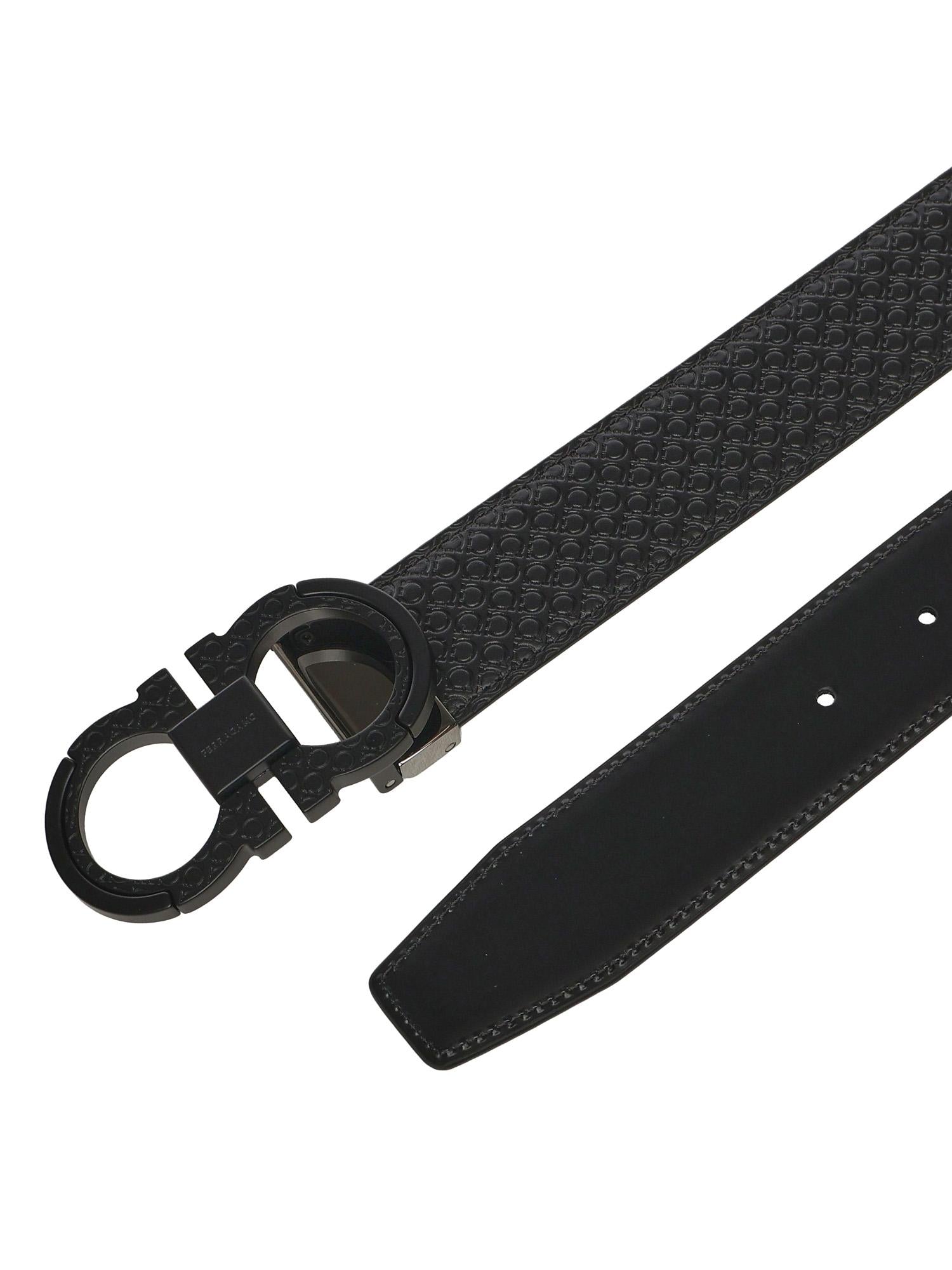 Cintura Gancini in pelle 670049 745872003 FERRAGAMO 