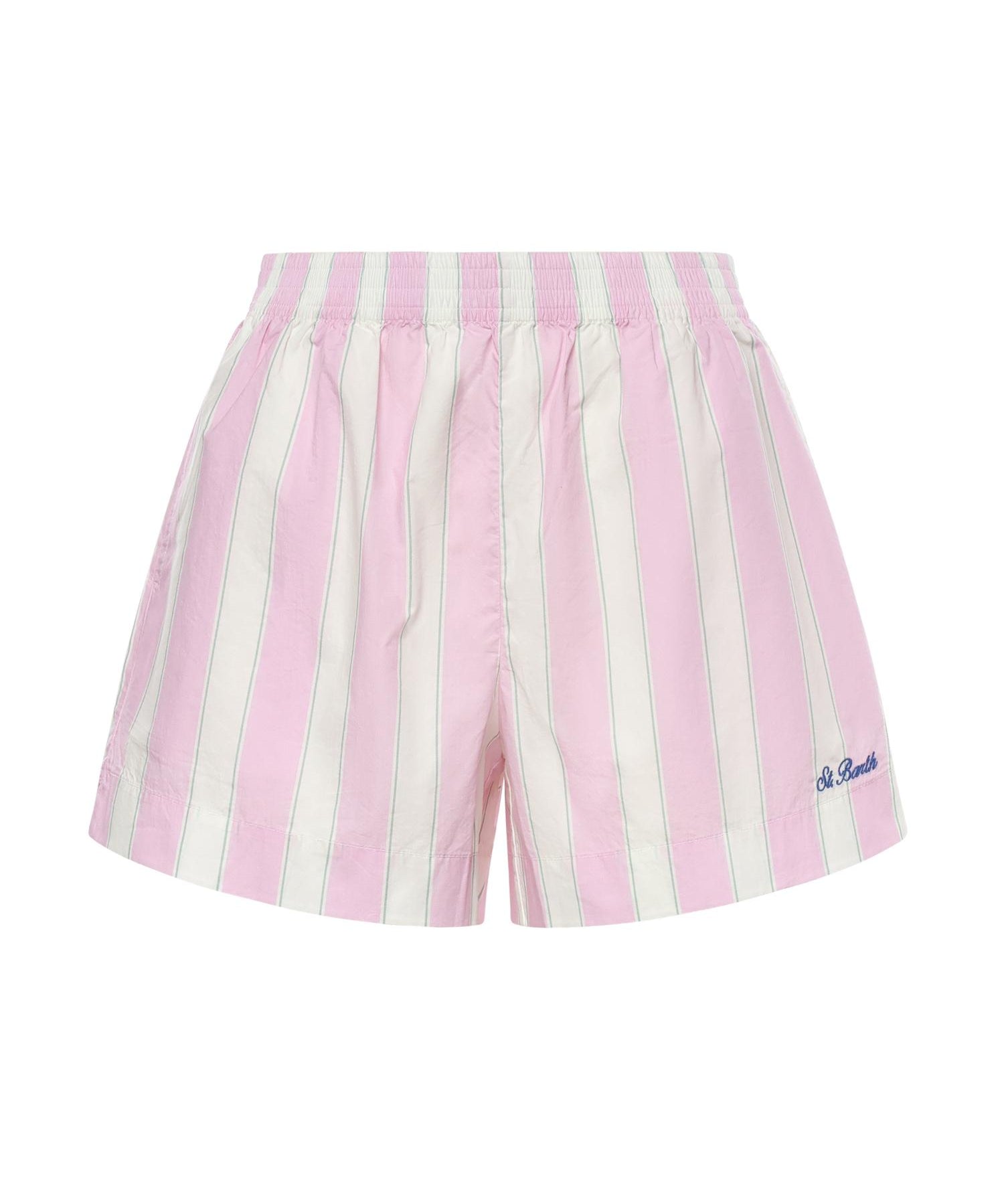 Shorts in cotone a righe MEA002 00897L MC2 SAINT BARTH 