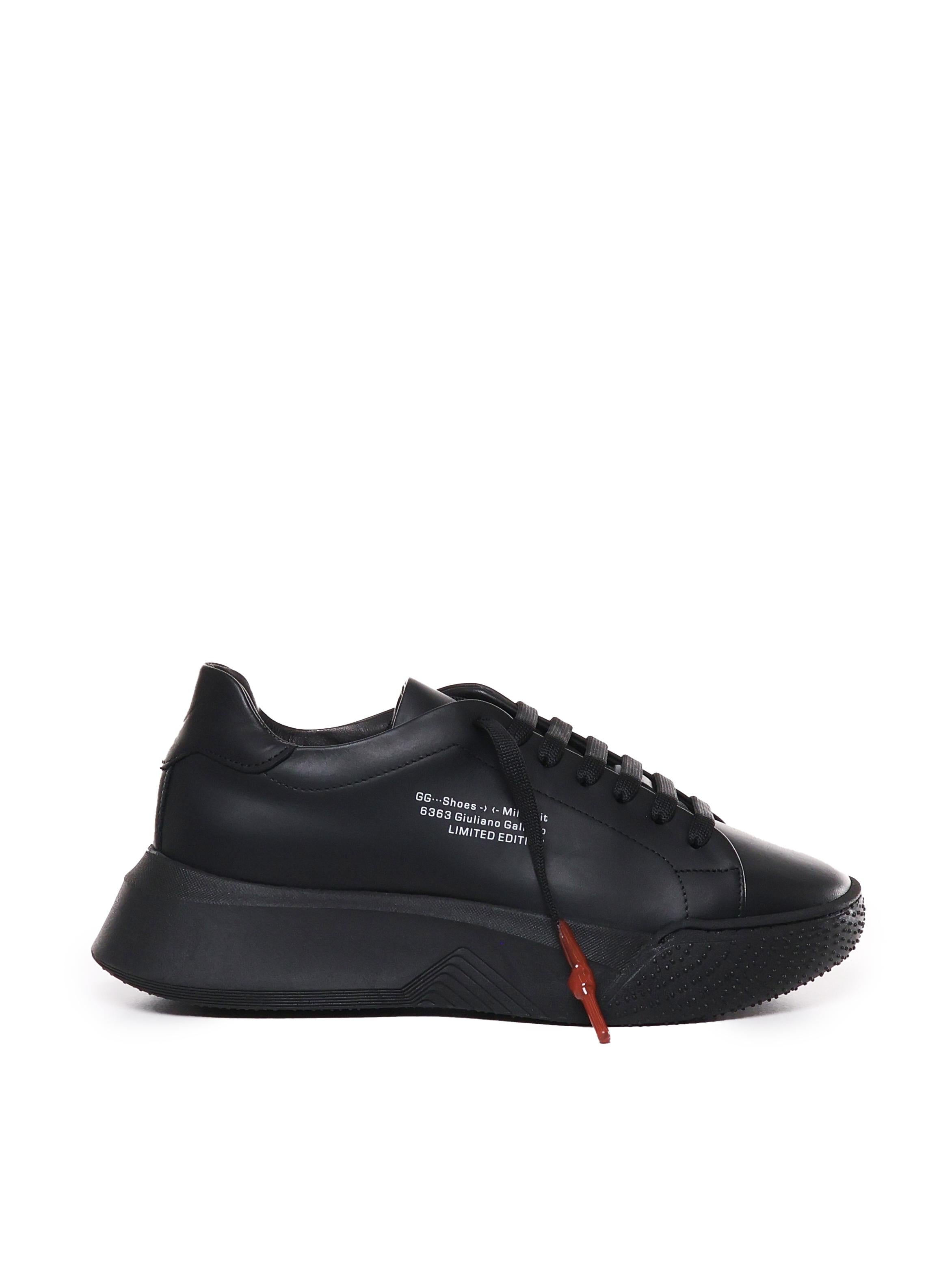 Sneakers Nemesis in nappa NEMESIS2 NAPPABLACK GIULIANO GALIANO 