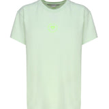 T-shirt in cotone con logo circolare 6J0273 3SPY533442 STELLA McCARTNEY 