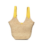 Borsa tote Polo Play in rafia e pelle 428978557 001 POLO RALPH LAUREN 
