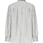 Camicia in tela di lino delavè G5NI3T FU4MFS8290 DOLCE & GABBANA 