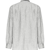 Camicia in tela di lino delavè G5NI3T FU4MFS8290 DOLCE & GABBANA 
