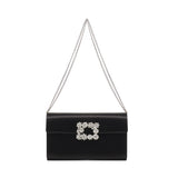 Pochette Efflorescence in raso RBWAMFD0200RS0 B999 ROGER VIVIER 