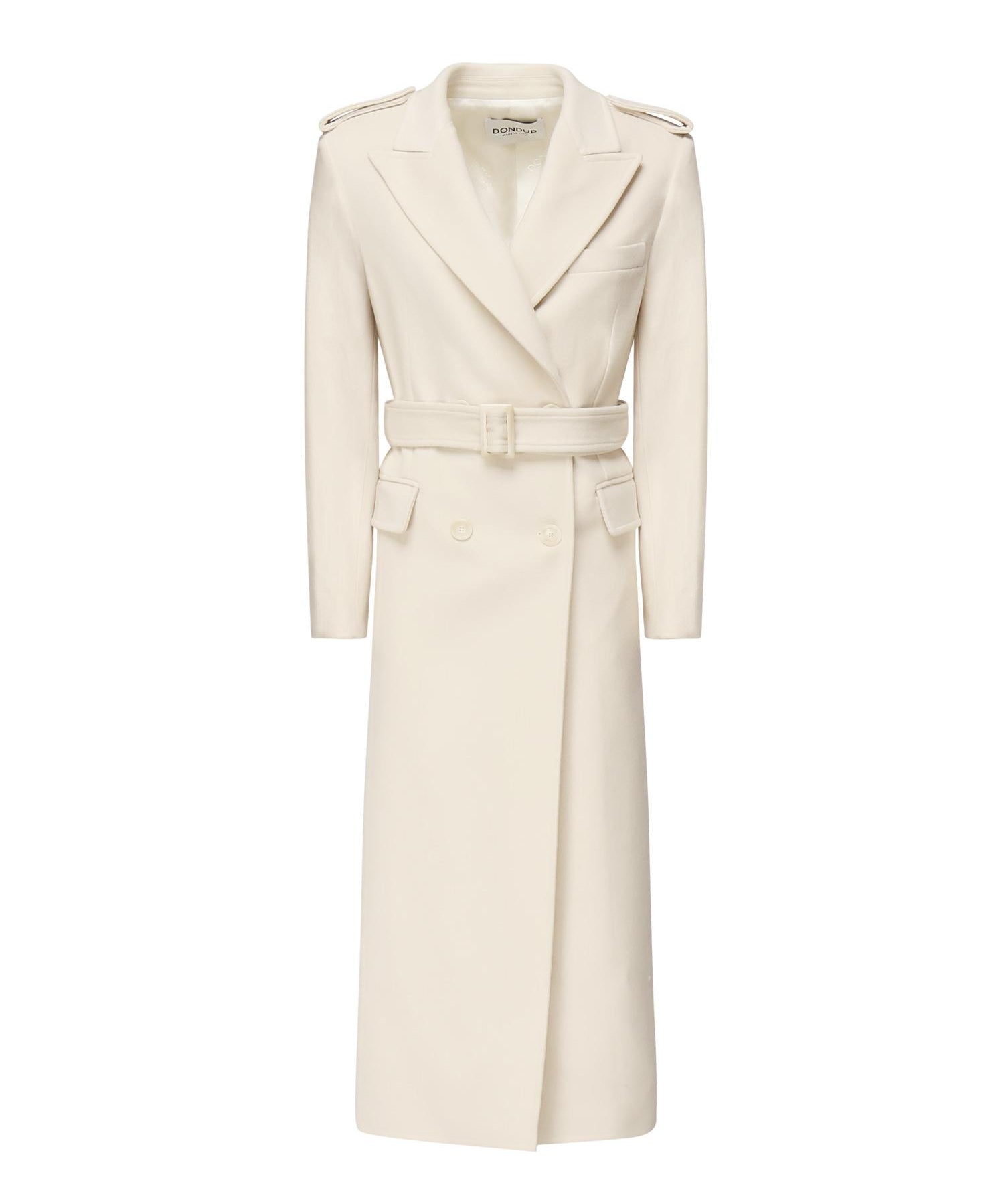 Cappotto lungo in lana e cashmere DJ743 WF0187DXXX004 DONDUP 