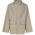 Giacca in gabardine con cappuccio Check 8083672 .B7311 BURBERRY 