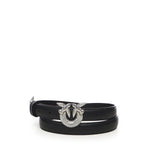 Cintura in pelle con logo 105876 A0F1Z99N PINKO 
