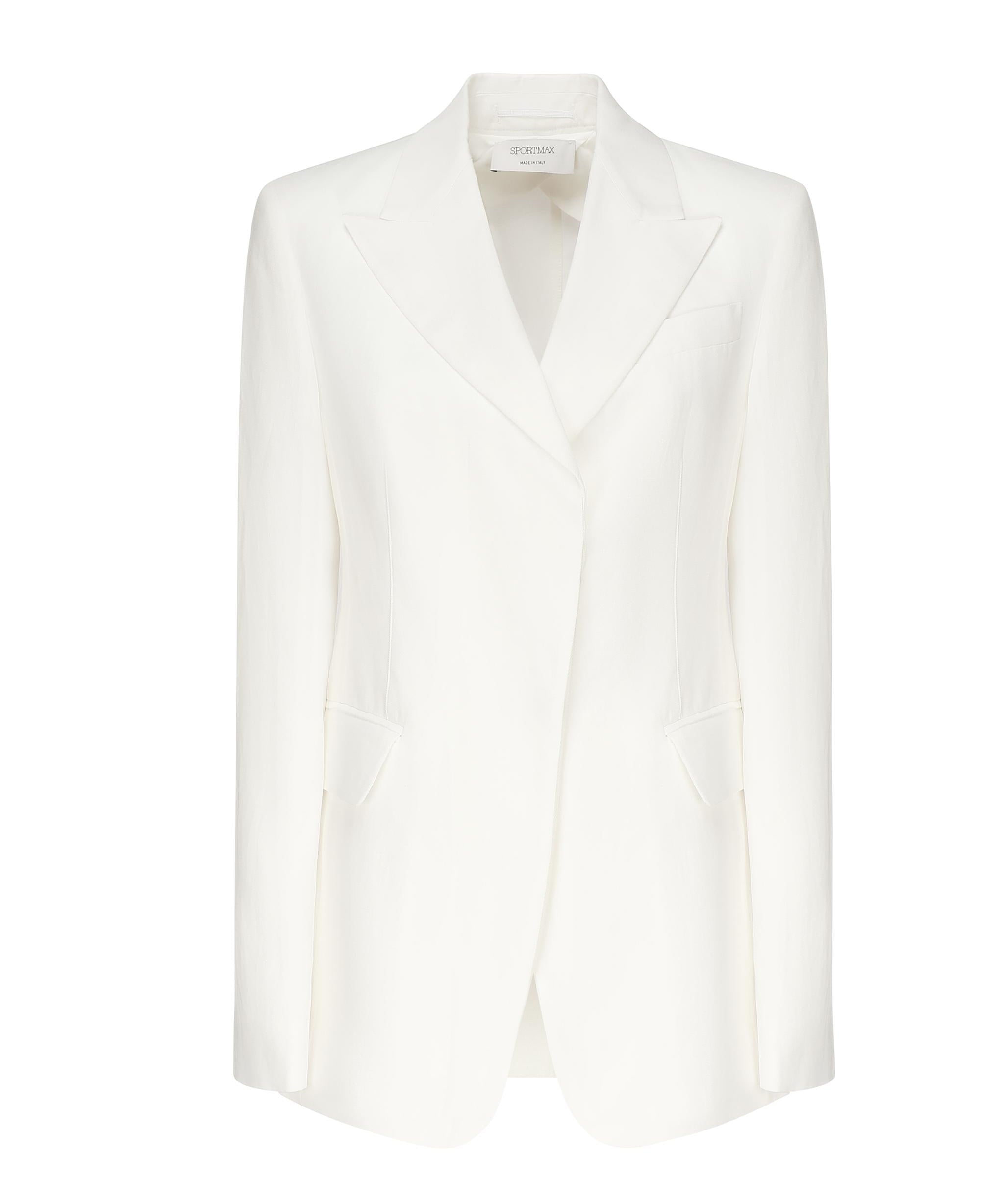 Blazer in twill di lino e viscosa 2512041022600 001 SPORTMAX 