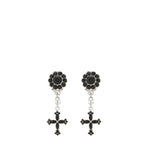 Orecchini pendenti con croci in strass WEQ4S3 W1111N0012 DOLCE & GABBANA 