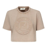 T-Shirt cropped con logo FS9715 ASNIF1RX9 FENDI 