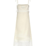 Abito midi in lino 8B3VAJM5 9M4A03 VALENTINO GARAVANI 