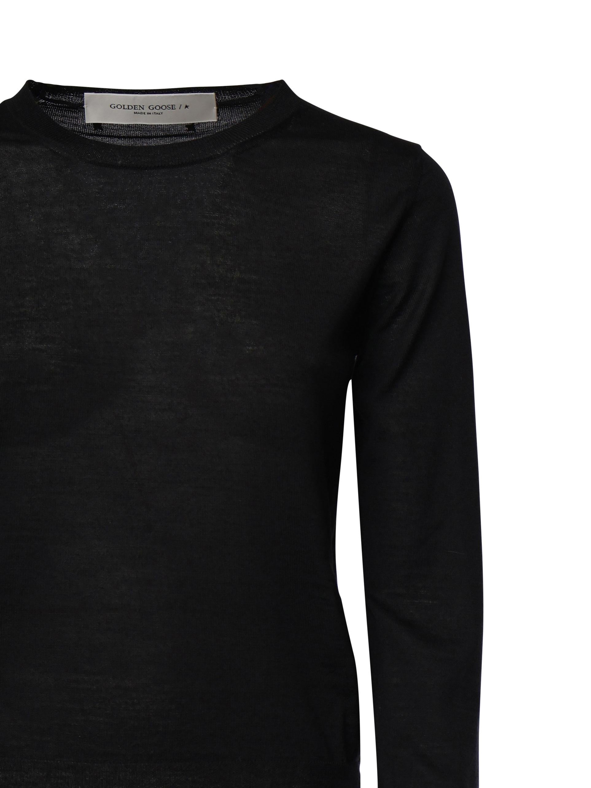 Maglione con effetto vissuto GWP00952 P00066590100 GOLDEN GOOSE 