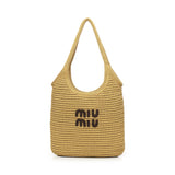 Tote bag IVY con logo 5BG231 ACQYF04GL MIU MIU 