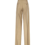 Pantalone in popeline di lana e seta 2611131173600 007 MAX MARA 