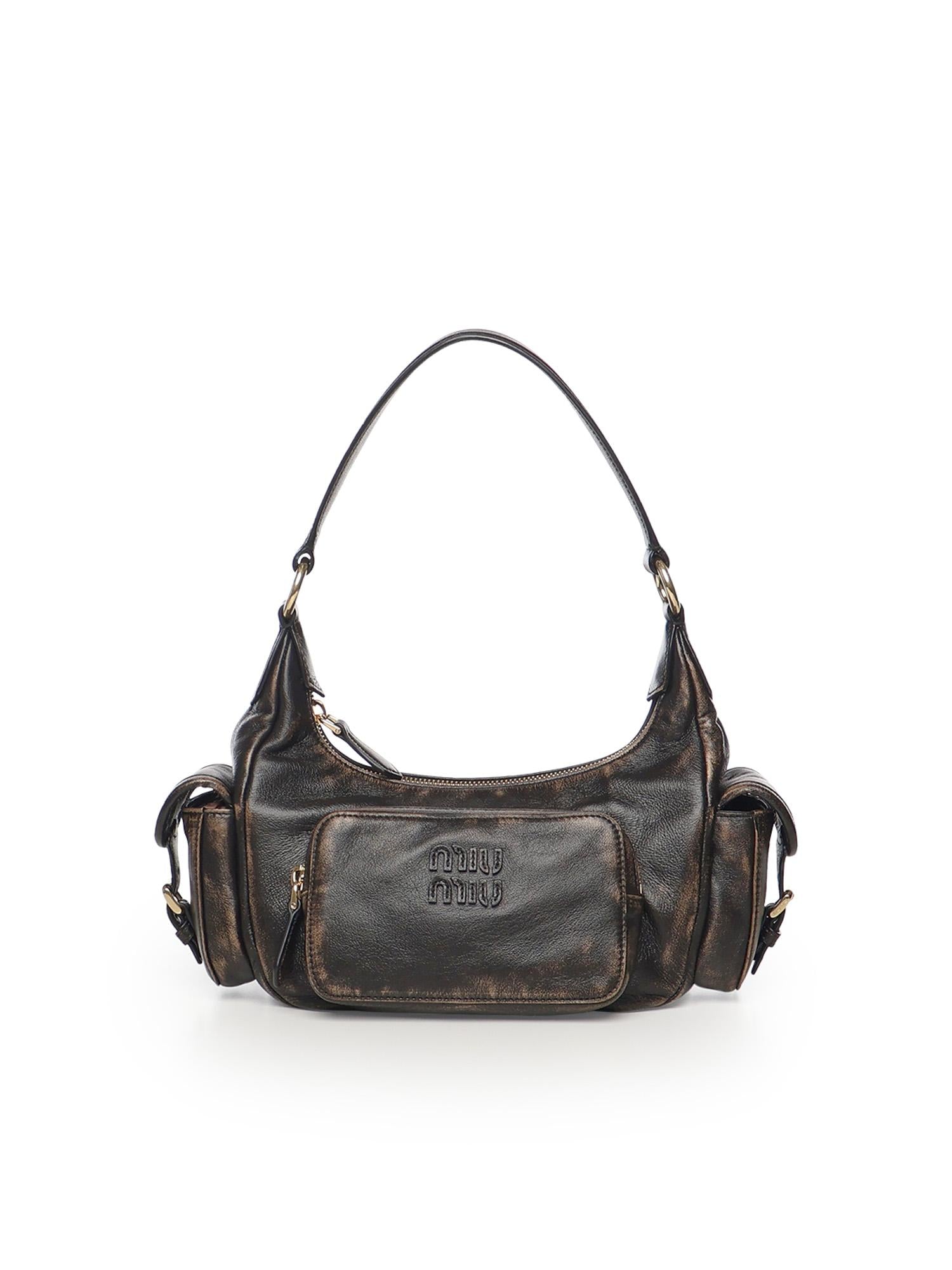 Borsa pocket in nappa 5BC188 AF8TF0201 MIU MIU 