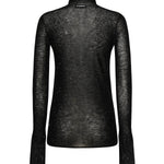 Maglia in lana con micro paillettes 105821 A2PMZ99 PINKO 