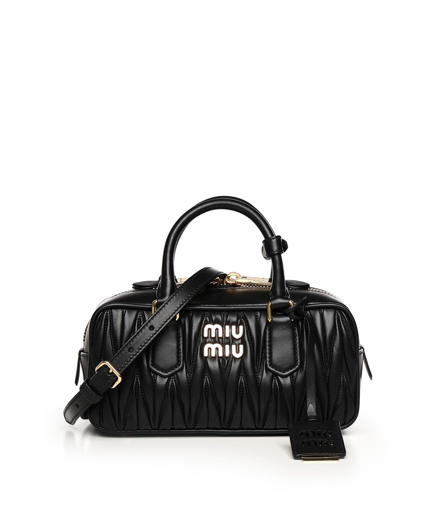 Borsa Arcadie in nappa matelassé 5BB142 AN88F0002 MIU MIU 