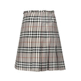 Mini kilt in lana Check<BR/> 8113042 C3142 BURBERRY 