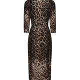 Abito bustier in stampa leo F6C1ET FSRKIHY13M DOLCE & GABBANA 