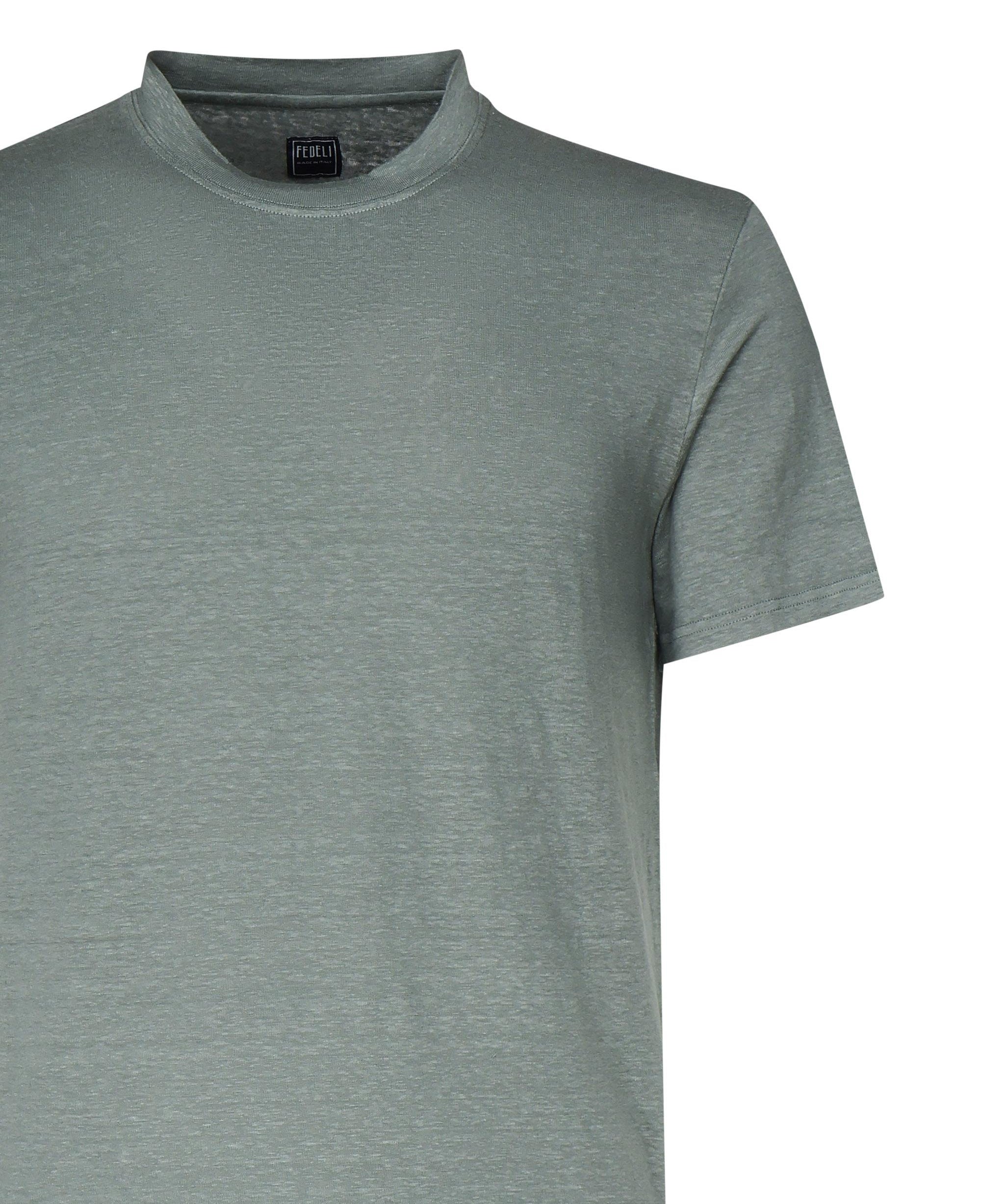 T-shirt in lino 8UED0151 710 FEDELI 