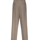 Pantaloni in misto lana con motivo gessato GMP01508 P00232660398 GOLDEN GOOSE 