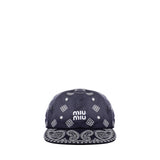 Cappello da baseball con logo 5HC369 2IC9F022X MIU MIU 