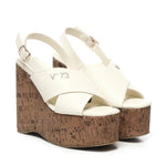 Zeppe kornelia 73SC98601 KORNELIA WEDGEOFF WHITE V° 73 