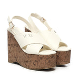 Zeppe kornelia 73SC98601 KORNELIA WEDGEOFF WHITE V° 73 