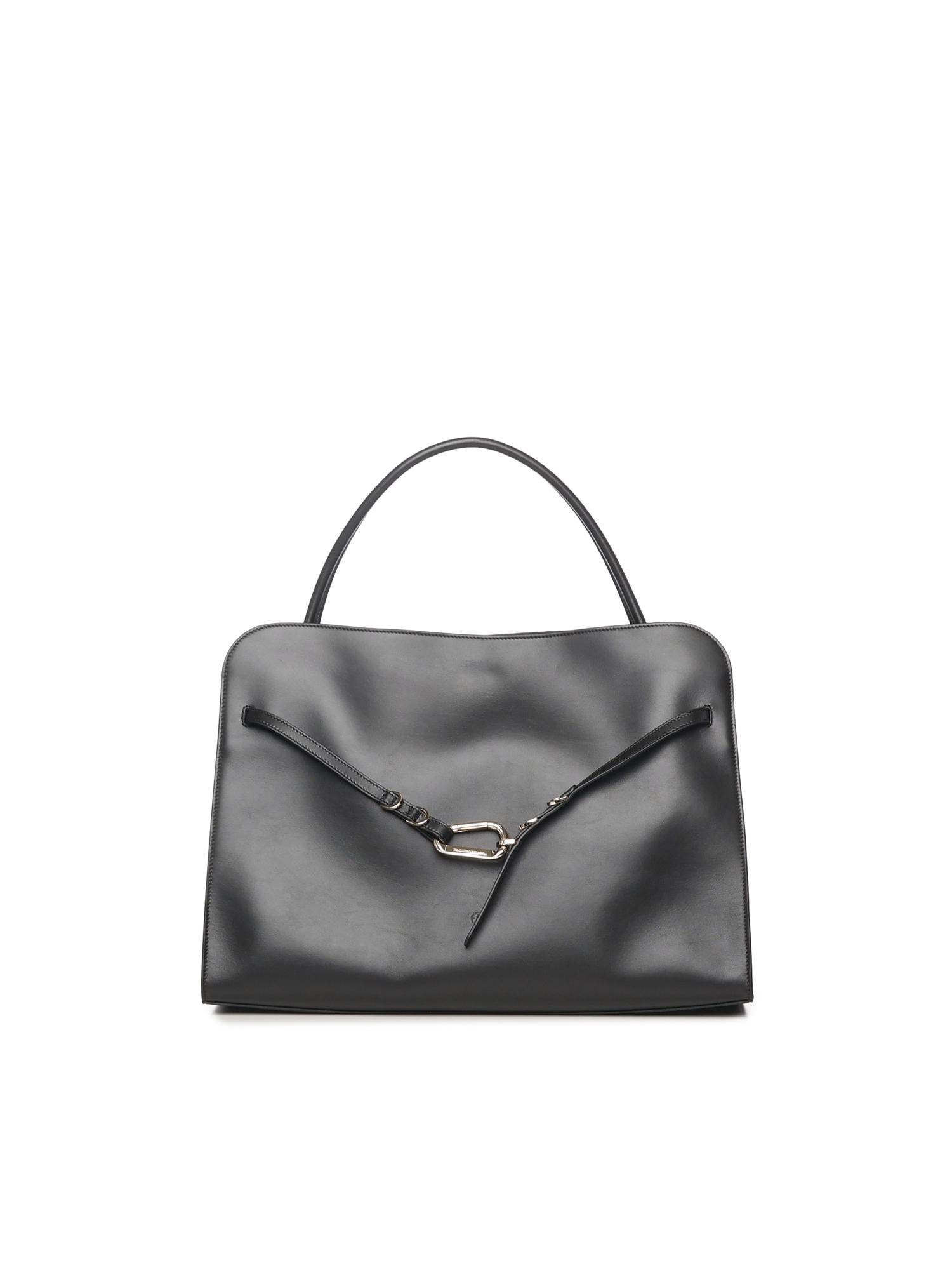 Borsa Iconic Non-Stop in pelle FBBP9JD01 ONYX FRANCESCO BIASIA 