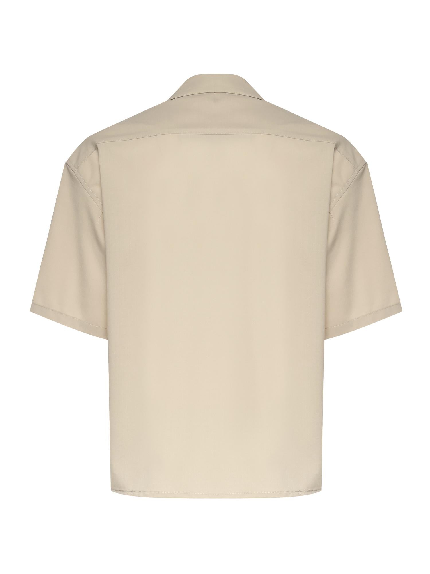 Camicia Molten in misto lana VOLTEN SABBIA GIULIANO GALIANO 