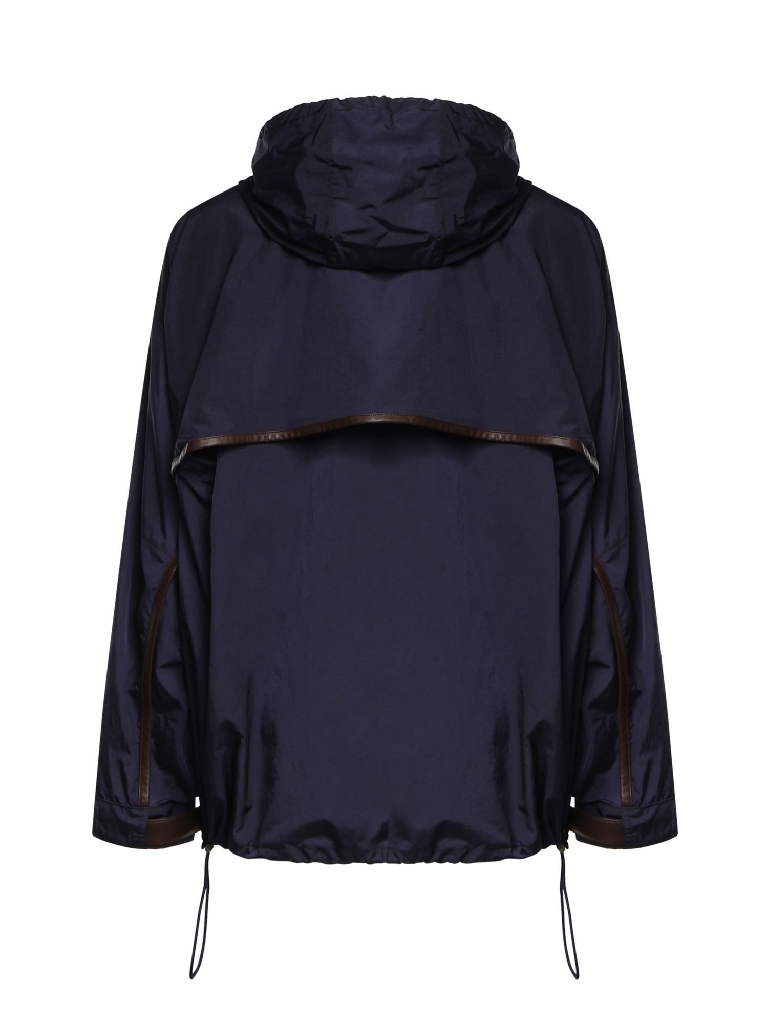 Giacca con cappuccio in tessuto tecnico H616Y02X22 4042 LOEWE 