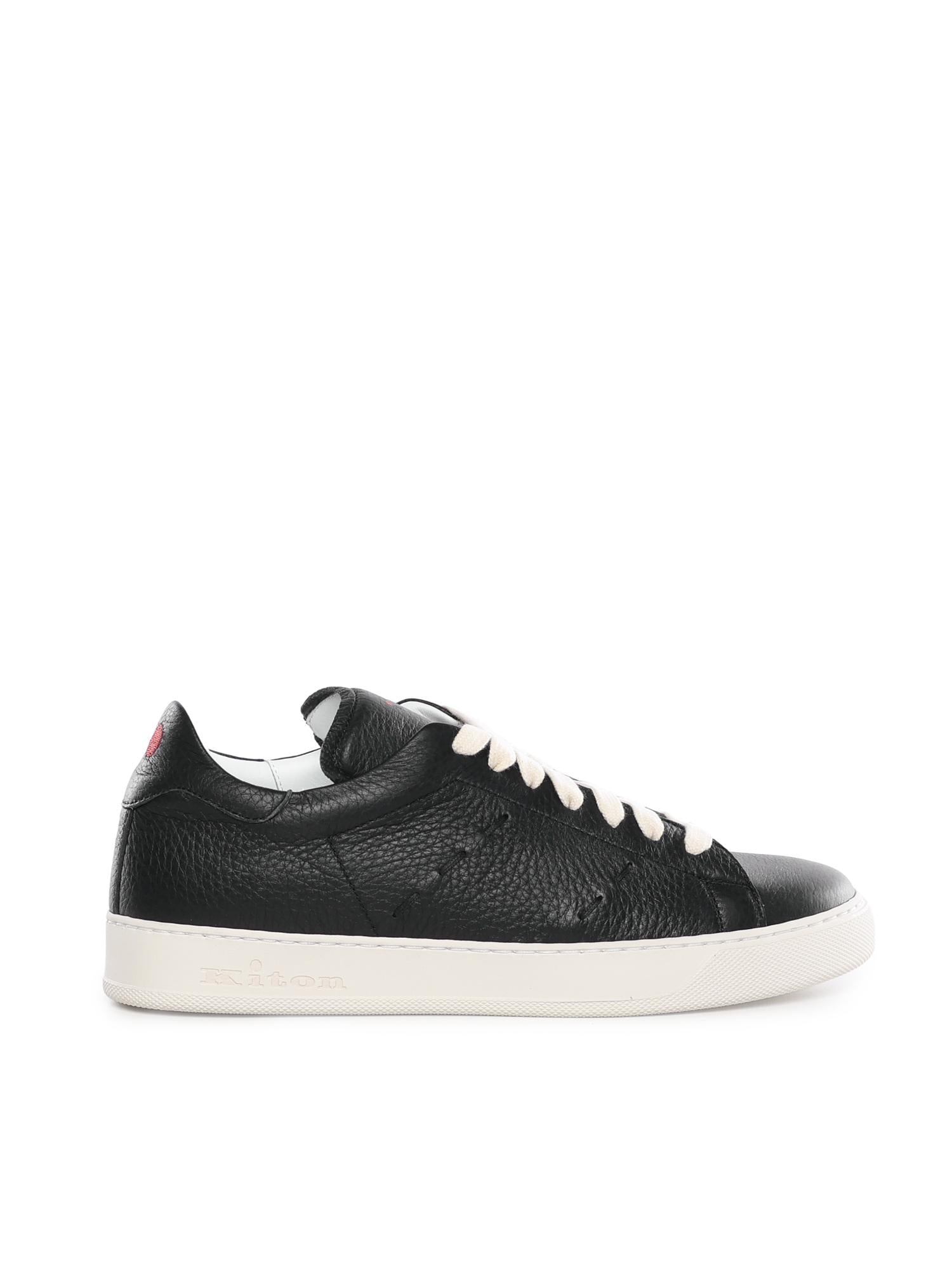 Sneaker in pelle USSA421N014302 006 KITON 