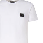 T-shirt in cotone con logo plaque G8PT1T G7F2IW0800 DOLCE & GABBANA 