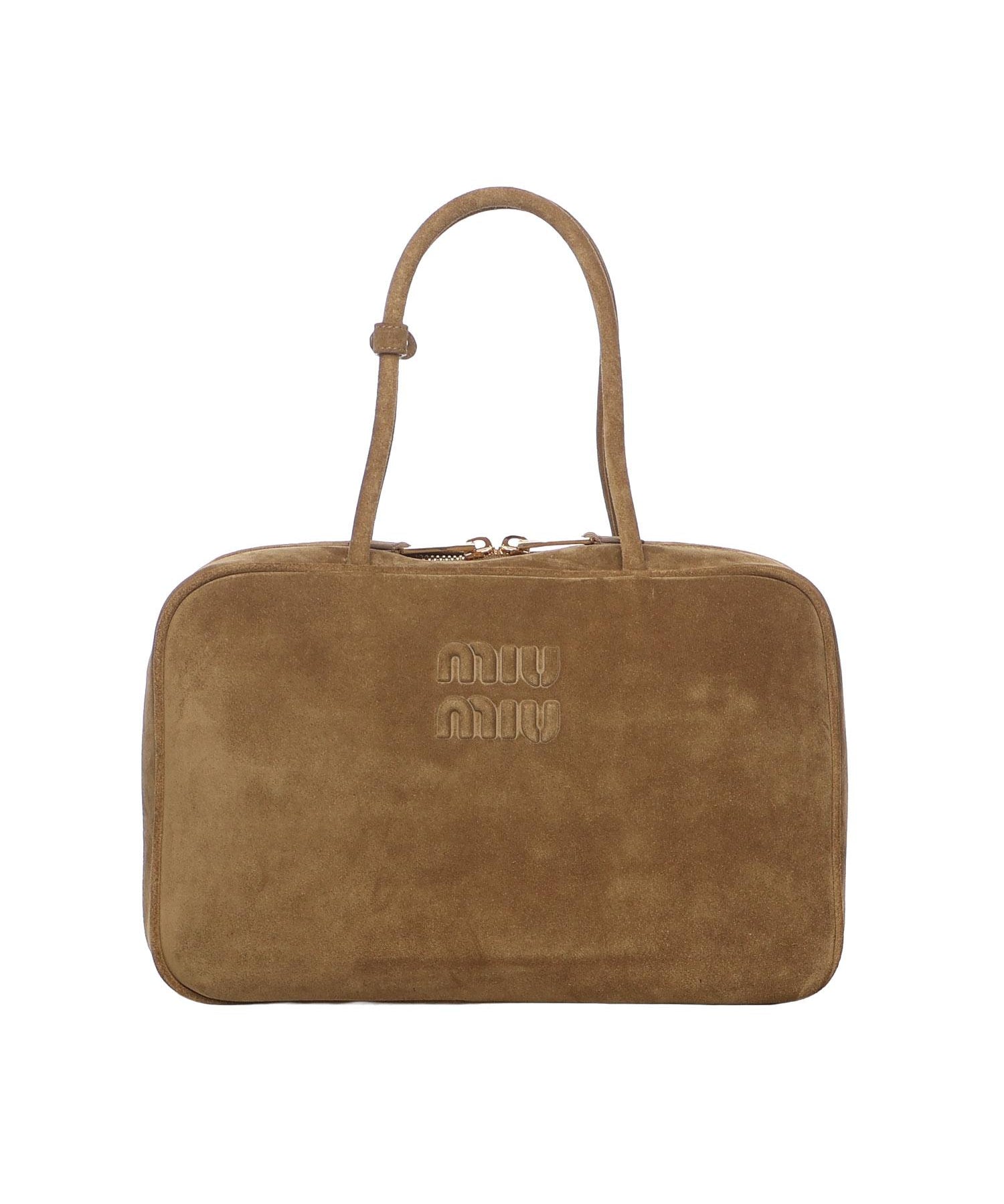 Borsa Beau in camoscio 5BB117 2CSSF0393 MIU MIU 