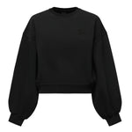 Felpa cropped con logo 105510 A2RBZ99 PINKO 