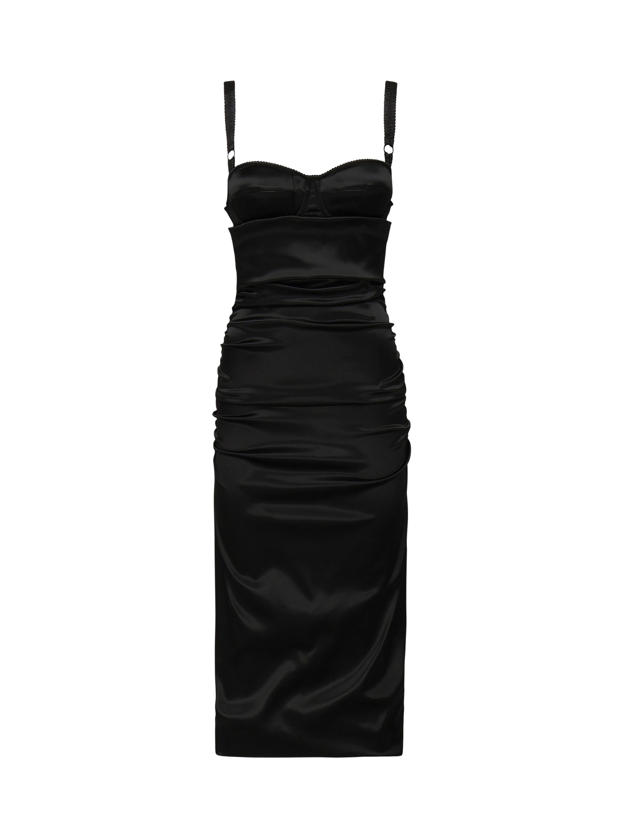 Abito longuette drapeggiato F6TUZT FURADN000 DOLCE & GABBANA 