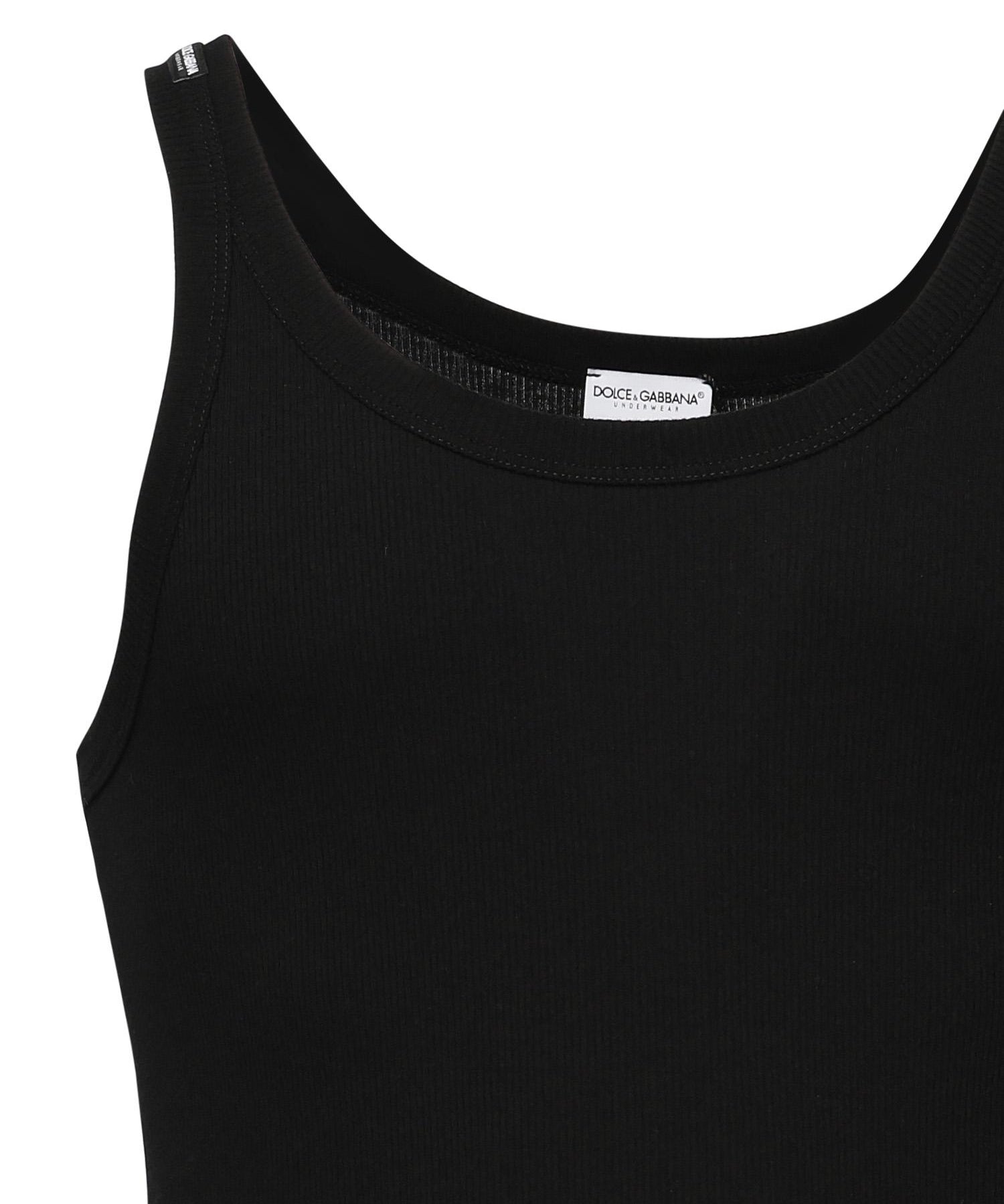 Canotta in cotone a costine M8C19J ONN96N0000 DOLCE & GABBANA 
