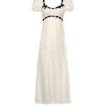 Abito lungo in pizzo CD3967 CREAM FOR LOVE & LEMONS 