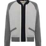 Cardigan in lana con collo bomber CDMG0165Q0 UFH55100N15 MARNI 