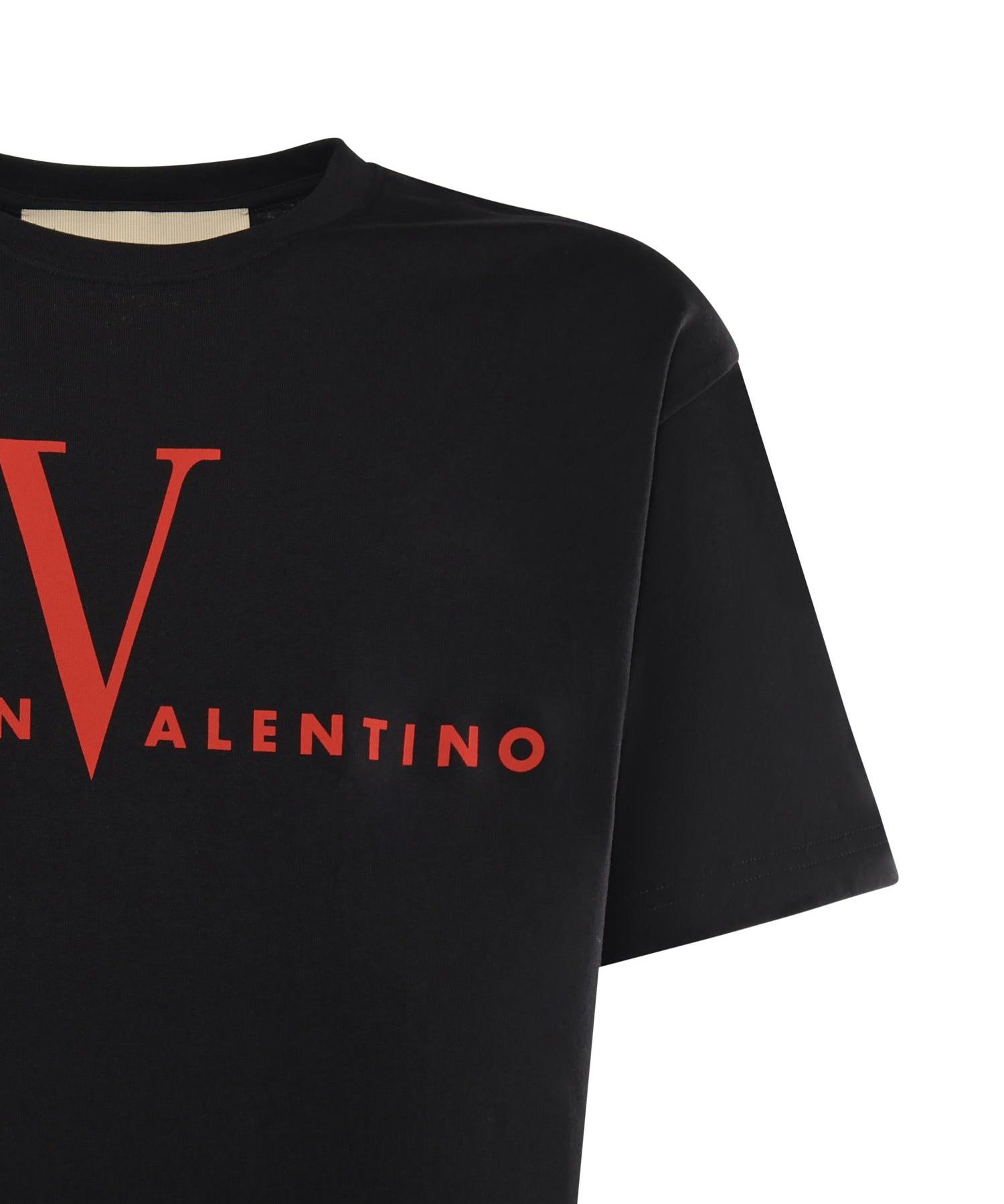T-shirt in cotone con stampa 8V3MG16P BAQ0NR VALENTINO GARAVANI 