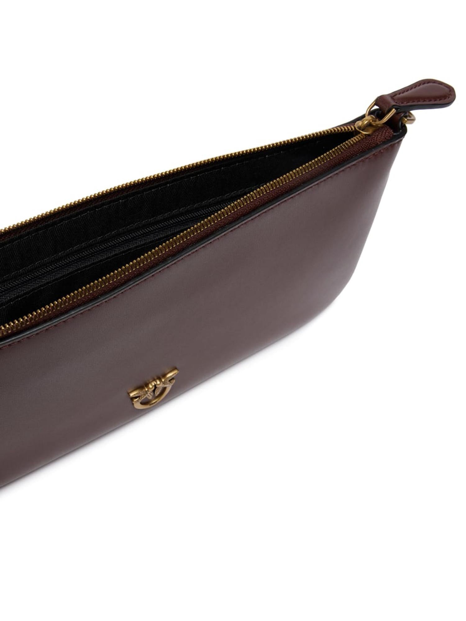 Borsa a tracolla Horizontal Flat in pelle<BR/> 102747 A0F1R49Q PINKO 