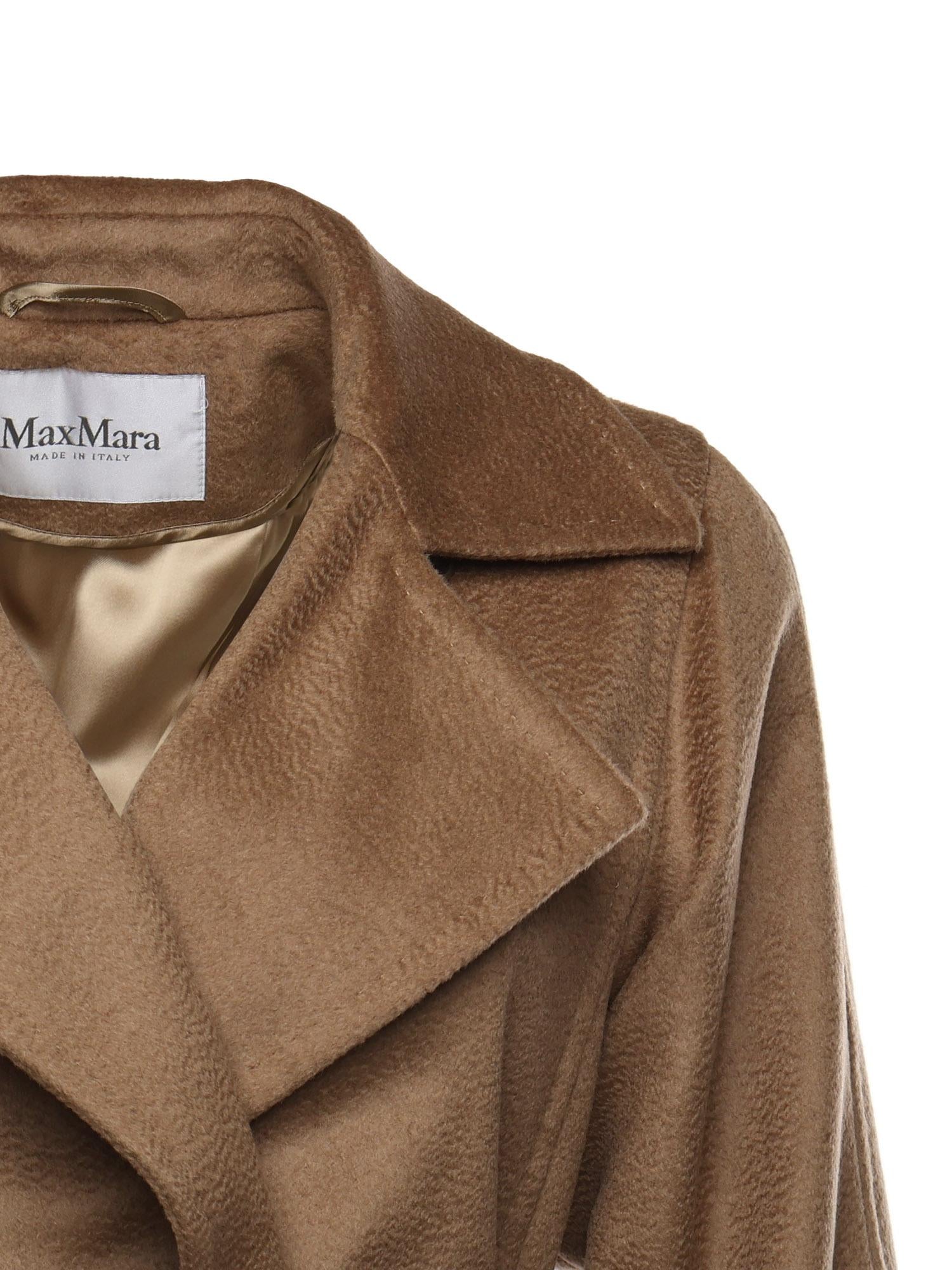 Cappotto a vestaglia Manuela in drap di cammello 2521016062600 001 MAX MARA 